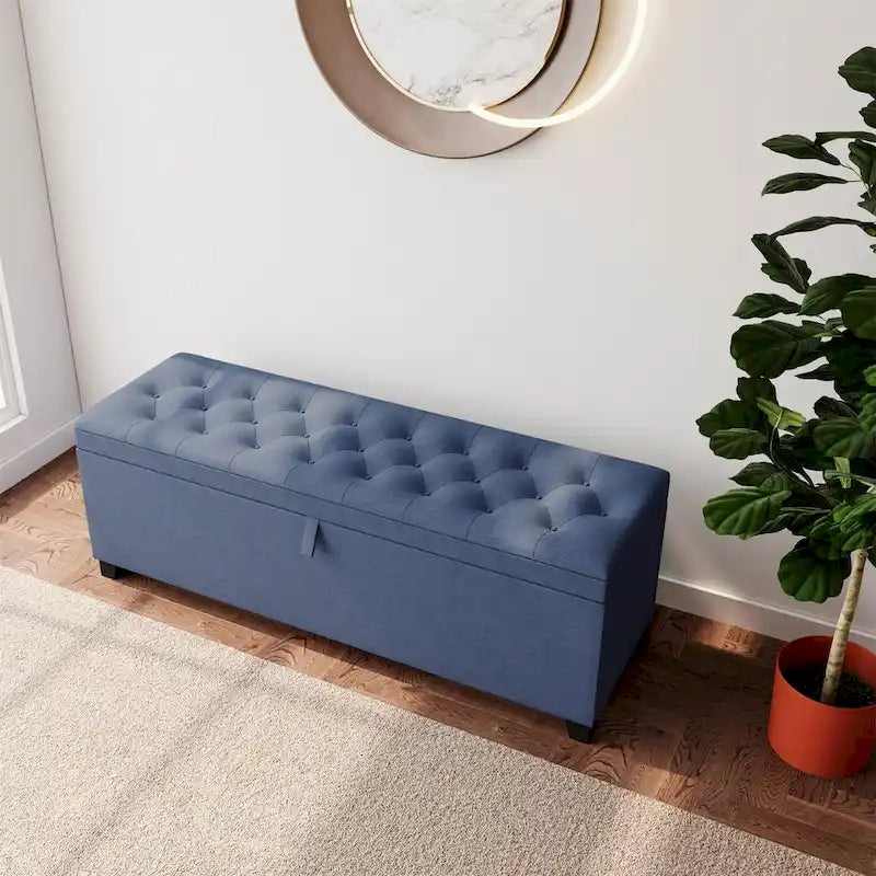 55.3 Panchina contenitore extra lunga con coperchio apribile