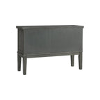 Credenza da sala da pranzo grigio antico con portabottiglie – 56L x 18P x 39A