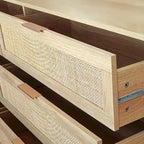 59.066-Cassettiera in Rattan