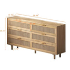 59.066-Cassettiera in Rattan