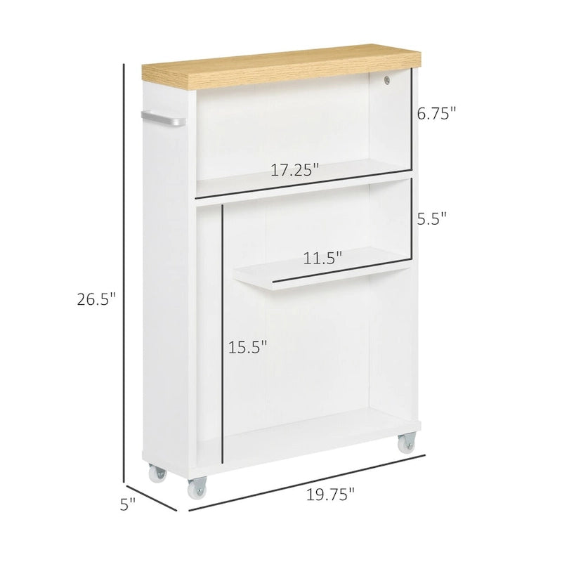 Mobiletto da bagno con ruote