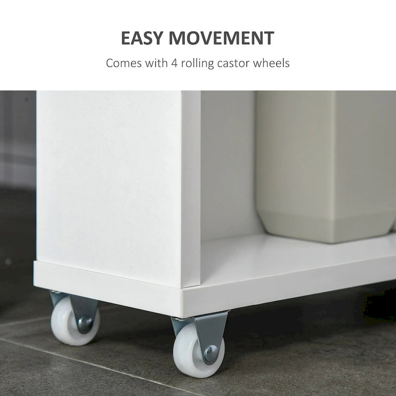 Mobiletto da bagno con ruote