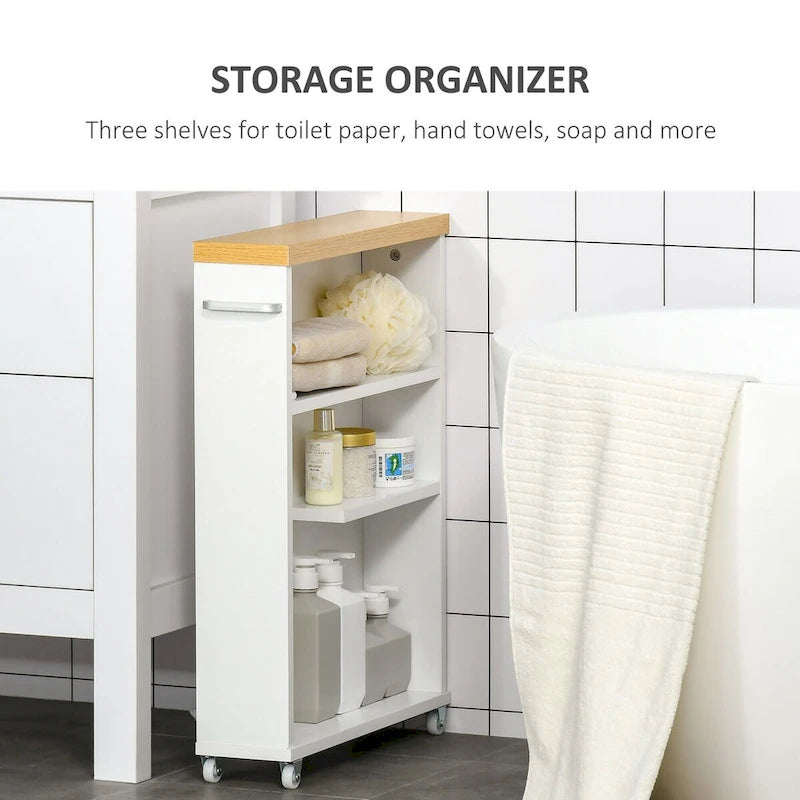 Mobiletto da bagno con ruote