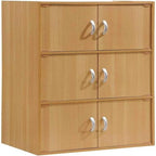 3-Shelf Bookcase Cabinet