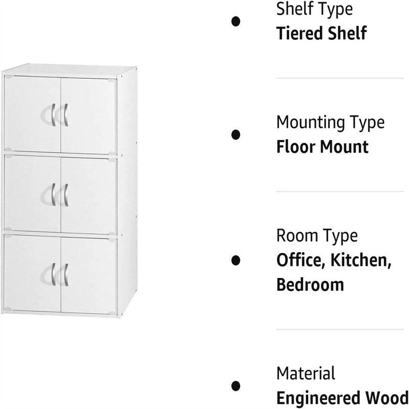 Libreria a 3 ripiani – Mobile contenitore versatile per casa e ufficio