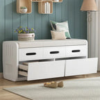 Rustic Storage Bench with 2 Drawers
