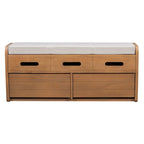 Panca Contenitore Rustica con 2 Cassetti